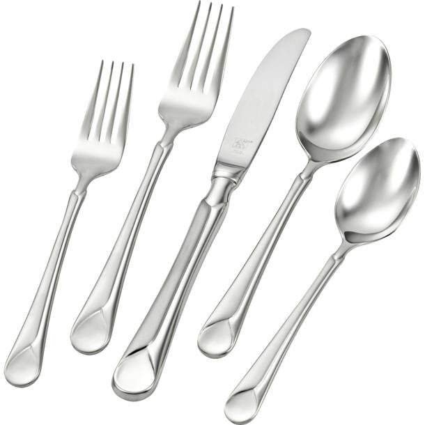 ZWILLING J.A. Henckels Vintage 45 Piece 18/10 Stainless Steel Flatware Set, Service for 8